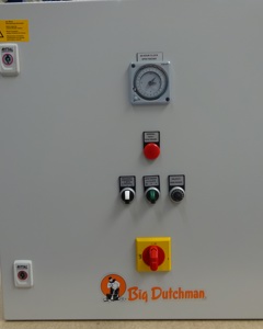 Control cabinet spin feeder 8 x 0.56kW with frequency conv.